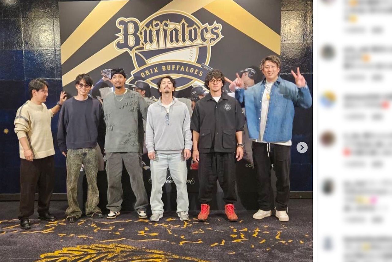 山岡泰輔投手も参加したオリックス選手によるトークショーの様子（公式インスタグラムより）