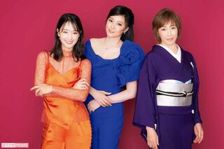 左から剛力彩芽、藤原紀香、高島礼子 撮影/矢島泰輔