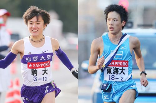 左が窪田忍さん（駒大）、右が村澤明伸さん（東海大）