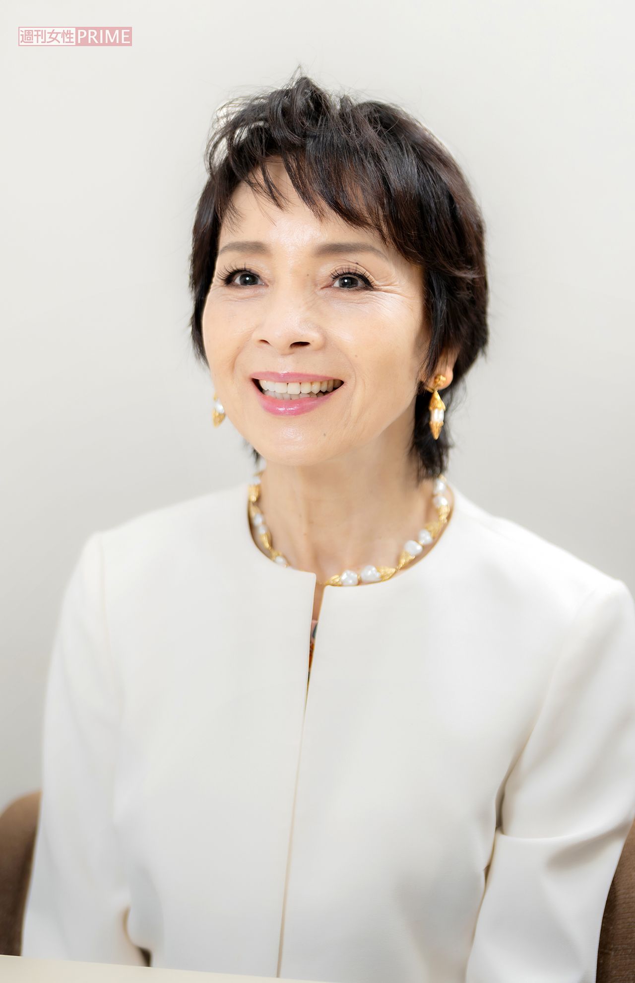 何歳になっても新しいことに挑戦し続ける由美かおるさんの目は輝いている　撮影／佐藤靖彦