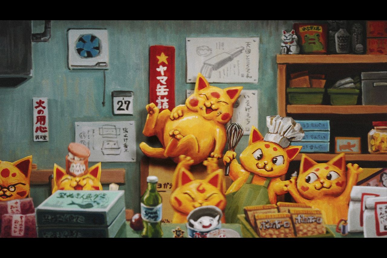 エンディング画像　（C）廣嶋玲子・jyajya／偕成社／銭天堂製作委員会