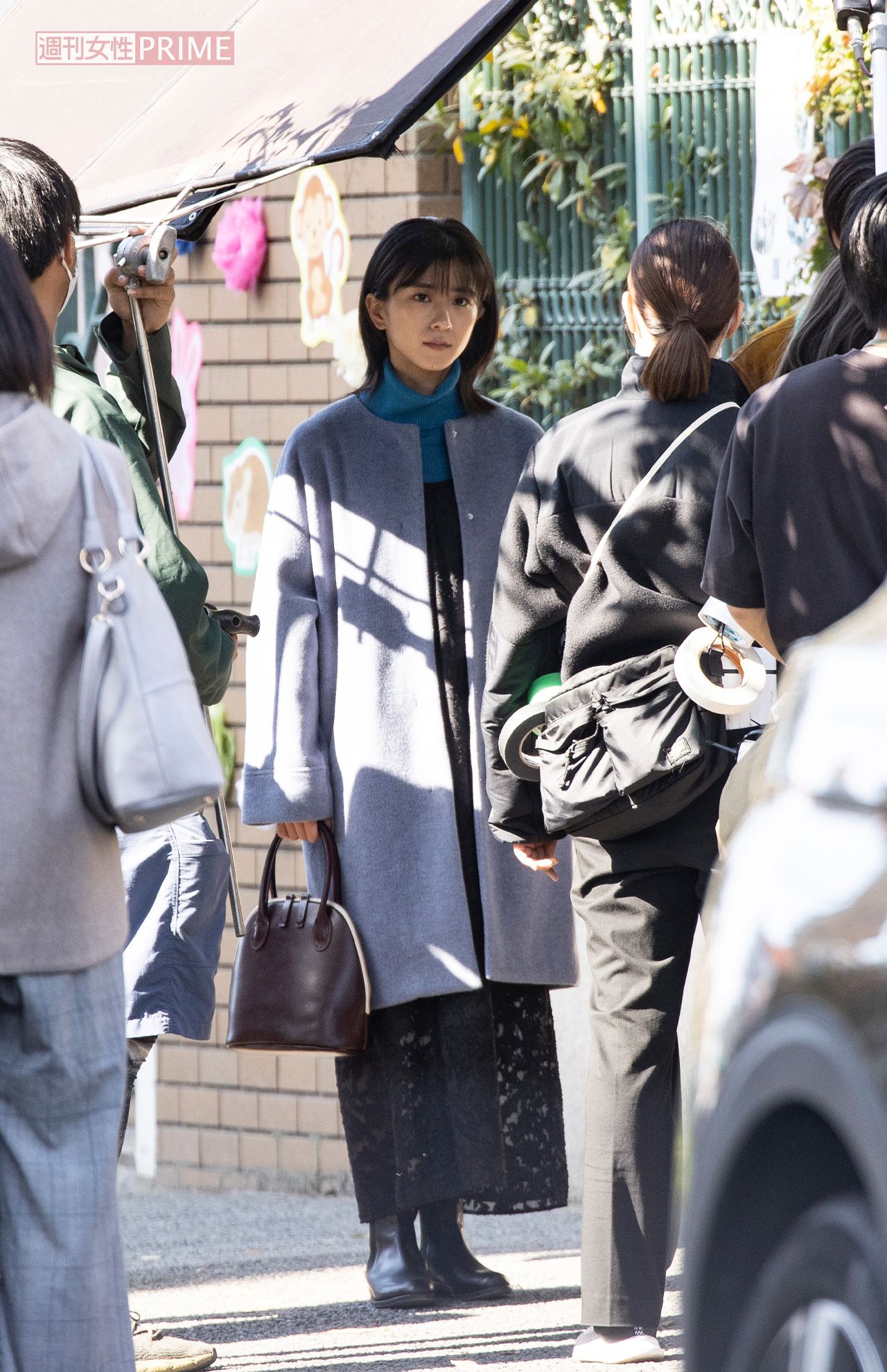 黒島結菜（2022年11月、『クロサギ』ロケ）