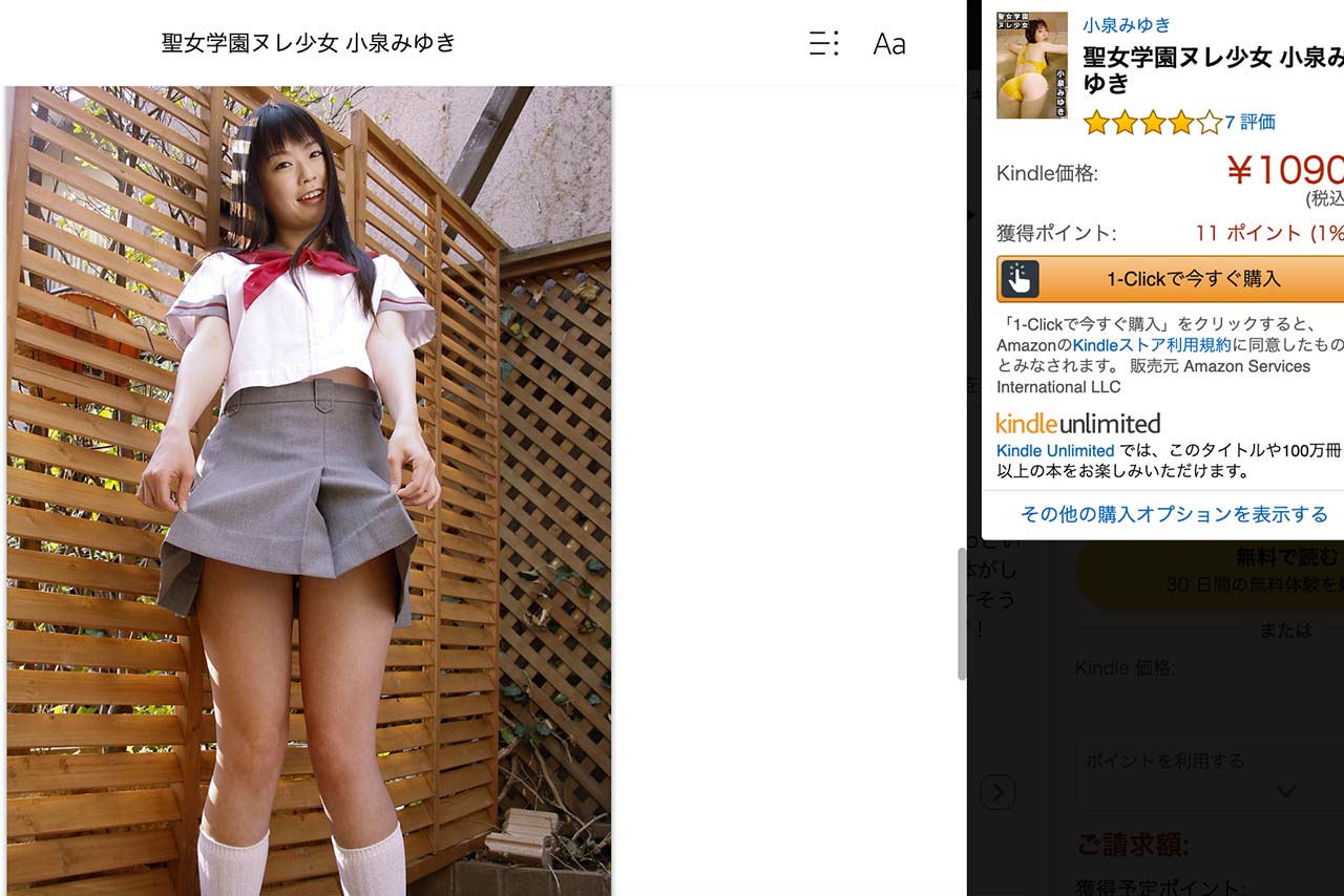 国民民主党・玉木雄一郎代表との不倫が報じられた元グラドル・小泉みゆき（電子書籍のAmazon販売画面より）