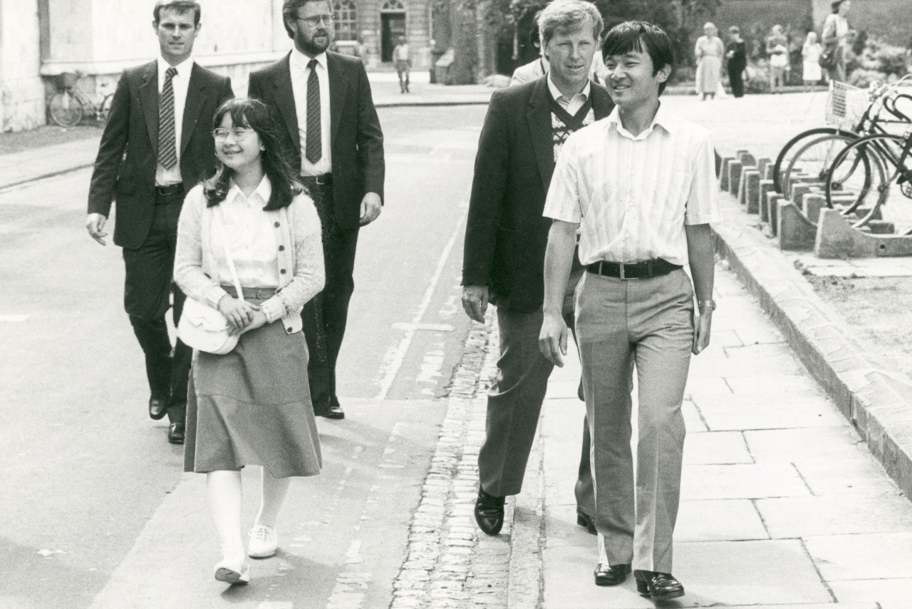 イギリス留学中、一般学生と同じ寮に住まわれた天皇陛下（'84年7月）