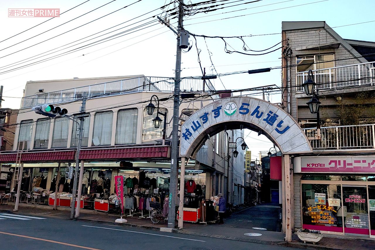 ドラマ『リブート』（TBS系）のロケ地となった武蔵すずらん通り商店街　撮影／編集部