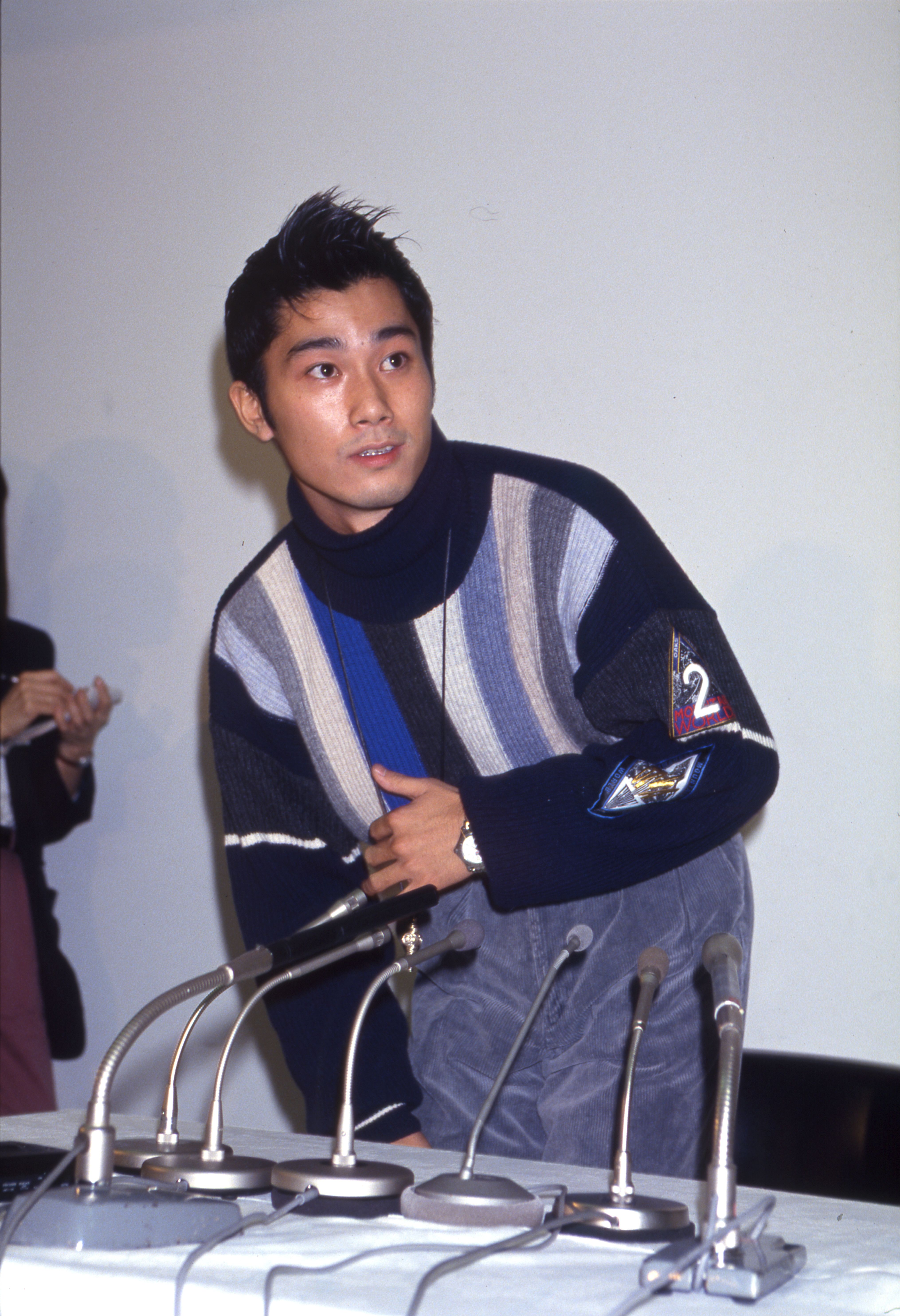 長男・太郎氏の帰国会見（1993年）