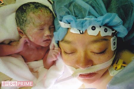理解ある医師に出会い、31歳で長男を妊娠。さまざまなリスクがあったが、35週で無事に帝王切開で出産