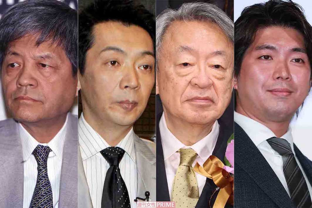 左から田原総一朗氏、宮根誠司氏、池上彰氏、宮崎謙介氏
