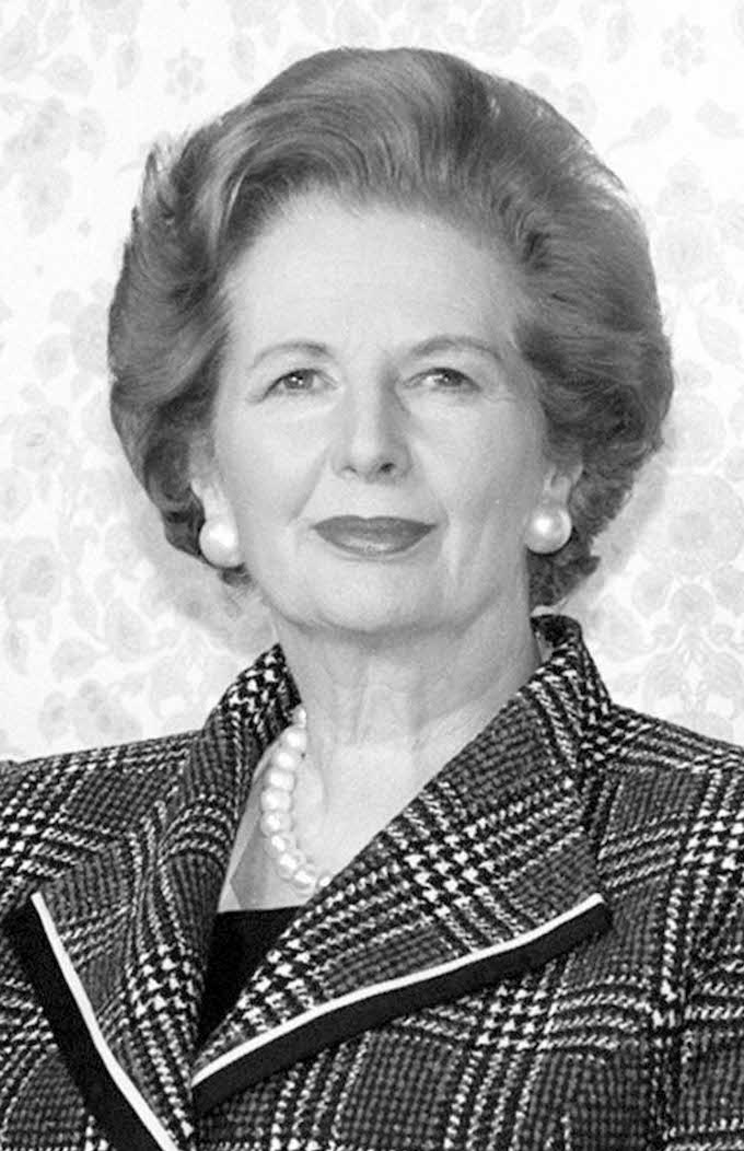 イギリスのサッチャー元首相