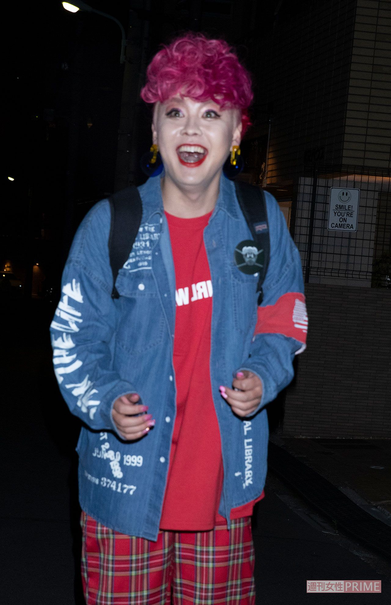 '19年3月、直撃取材に驚きの表情を浮かべるぺえ