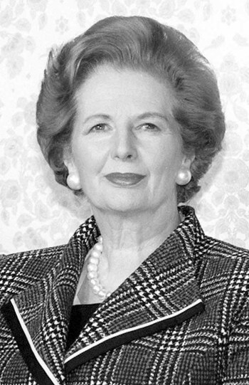 イギリスのサッチャー元首相