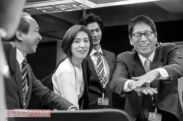 ドラマ『緊急取調室』（テレビ朝日系）撮影中のひとコマ　撮影／佐藤靖彦