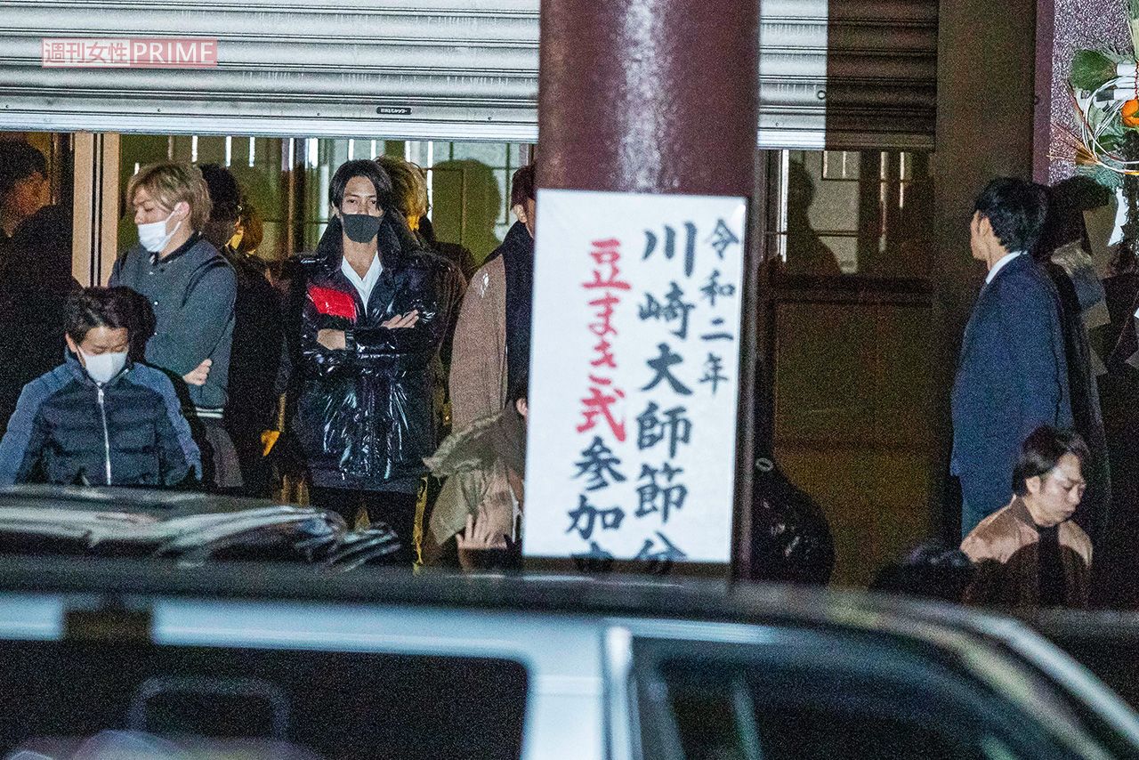 2020年1月1日、川崎大師にて行われたジャニーズ恒例の初詣