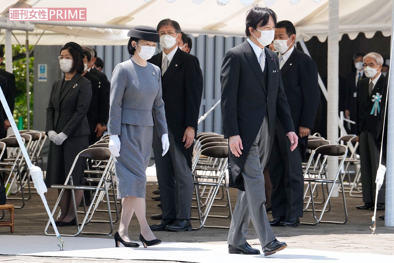 5月30日、3年ぶりに開催された『千鳥ヶ淵戦没者墓苑拝礼式』に臨まれた秋篠宮ご夫妻