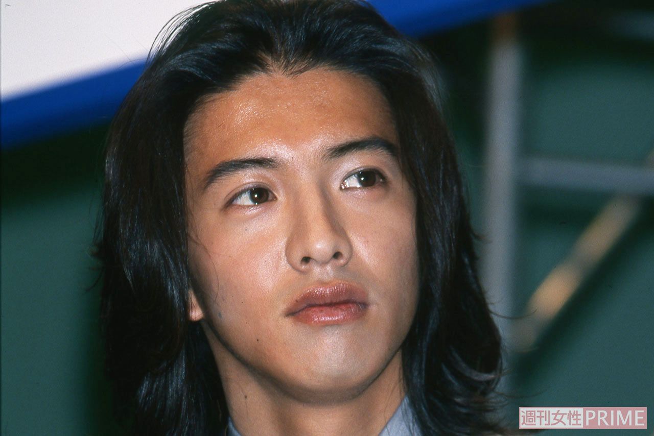 フジテレビ系ドラマ『ギフト』の制作発表で（1997年3月10日）