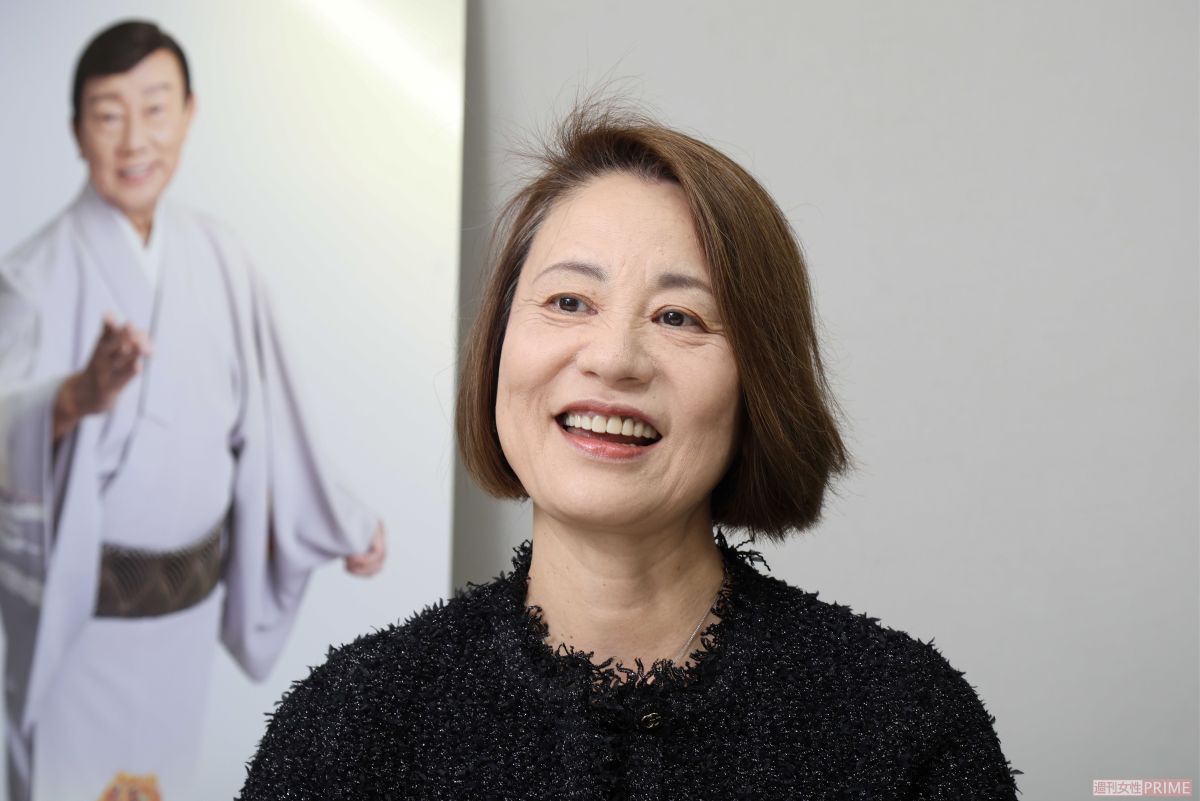 橋幸夫さんの妻・真由美さん　撮影／近藤陽介