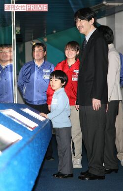 2012年4月、千葉県鴨川市にある『鴨川シーワールド』を訪問された悠仁さま
