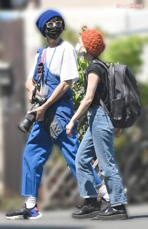 2022年5月、サングラスとニット帽で顔はわからないが、隠しきれないオーラで注目を集めていた永山瑛太、木村カエラ