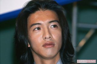 フジテレビ系ドラマ『ギフト』の制作発表で（1997年3月10日）