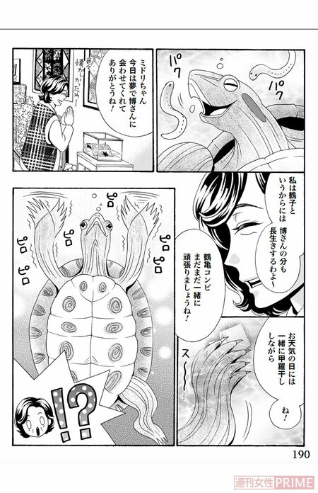 『ペット共生型マンション物語　ハイツ祐天寺へようこそ』（漫画 柏屋コッコ／原作 小林のえ）190ページより