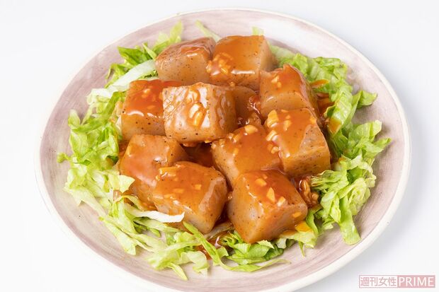 こんにゃくチリソース（撮影／矢島泰輔）