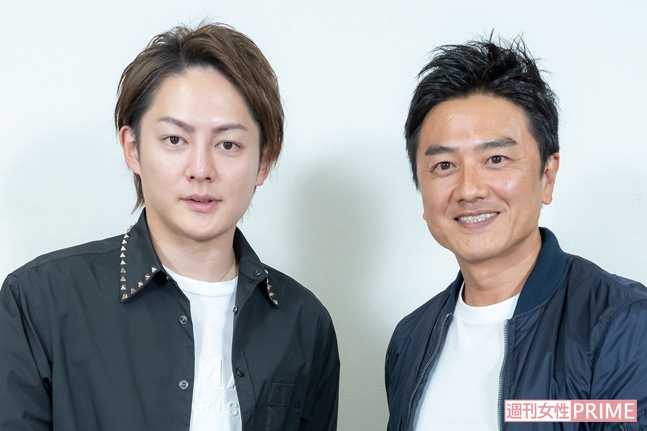 原田龍二と青汁王子　三崎優太