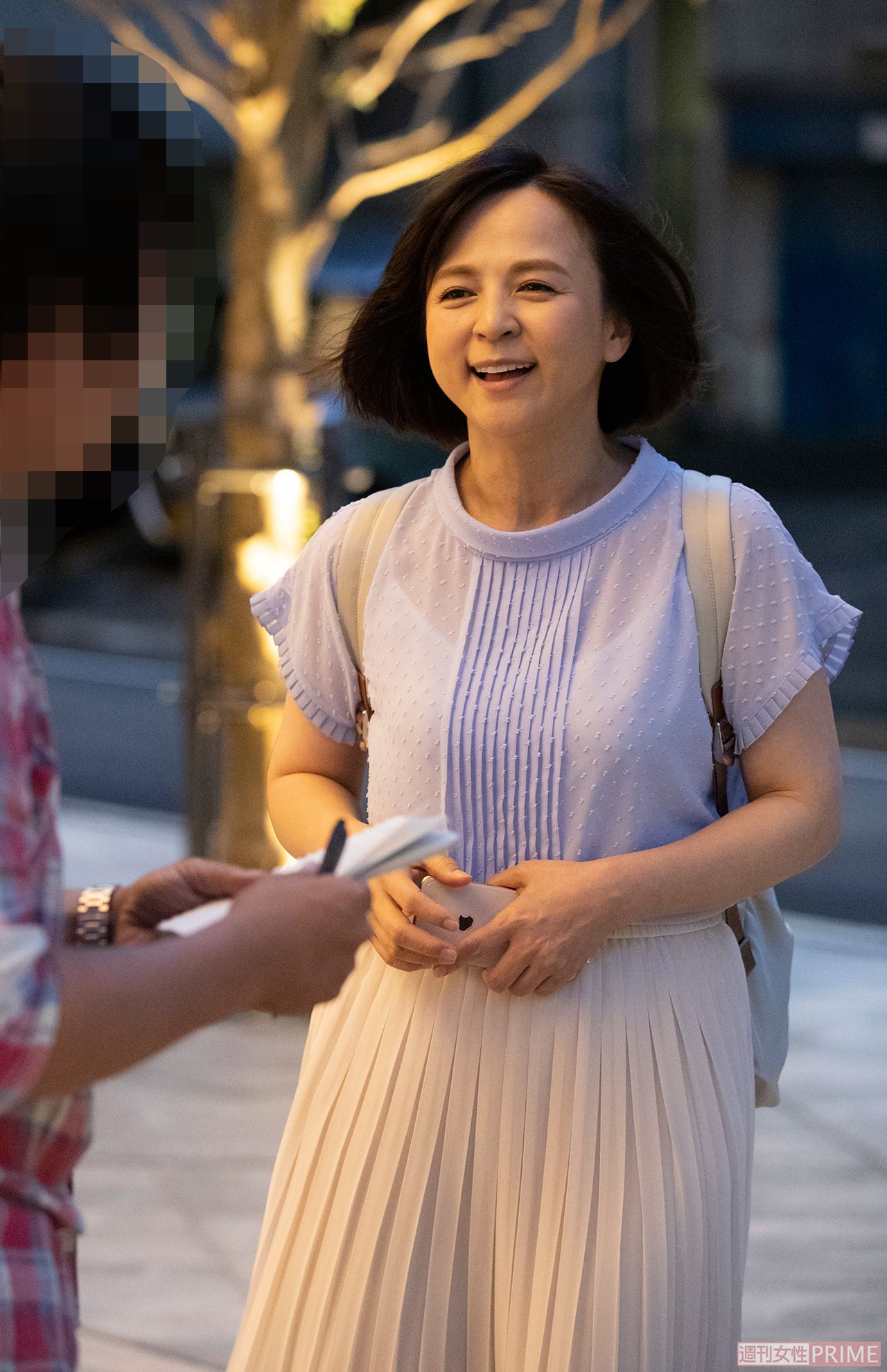 いとうまい子　直撃取材にも少女のような笑顔！