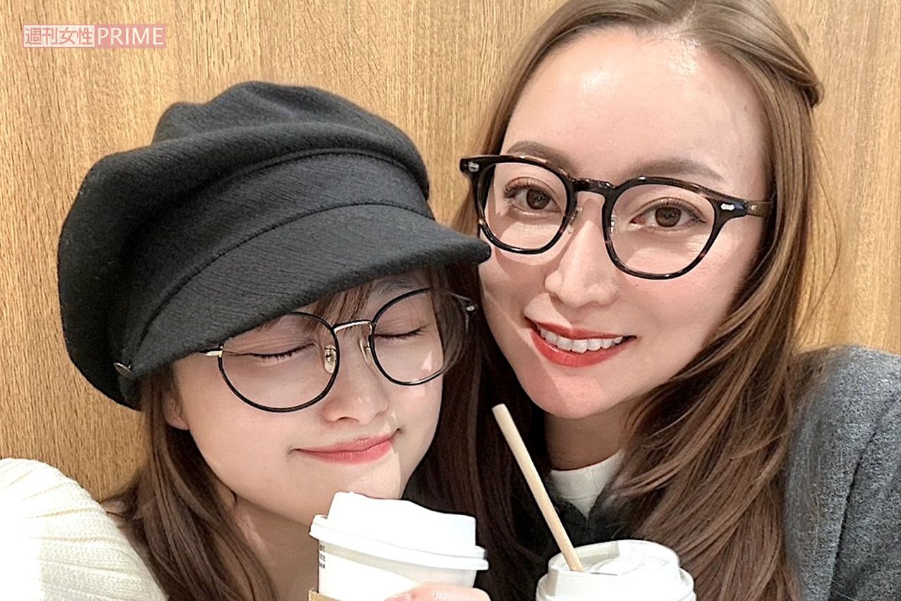 鈴木奈々ちゃんとお茶タイム　写真提供／加藤綾菜