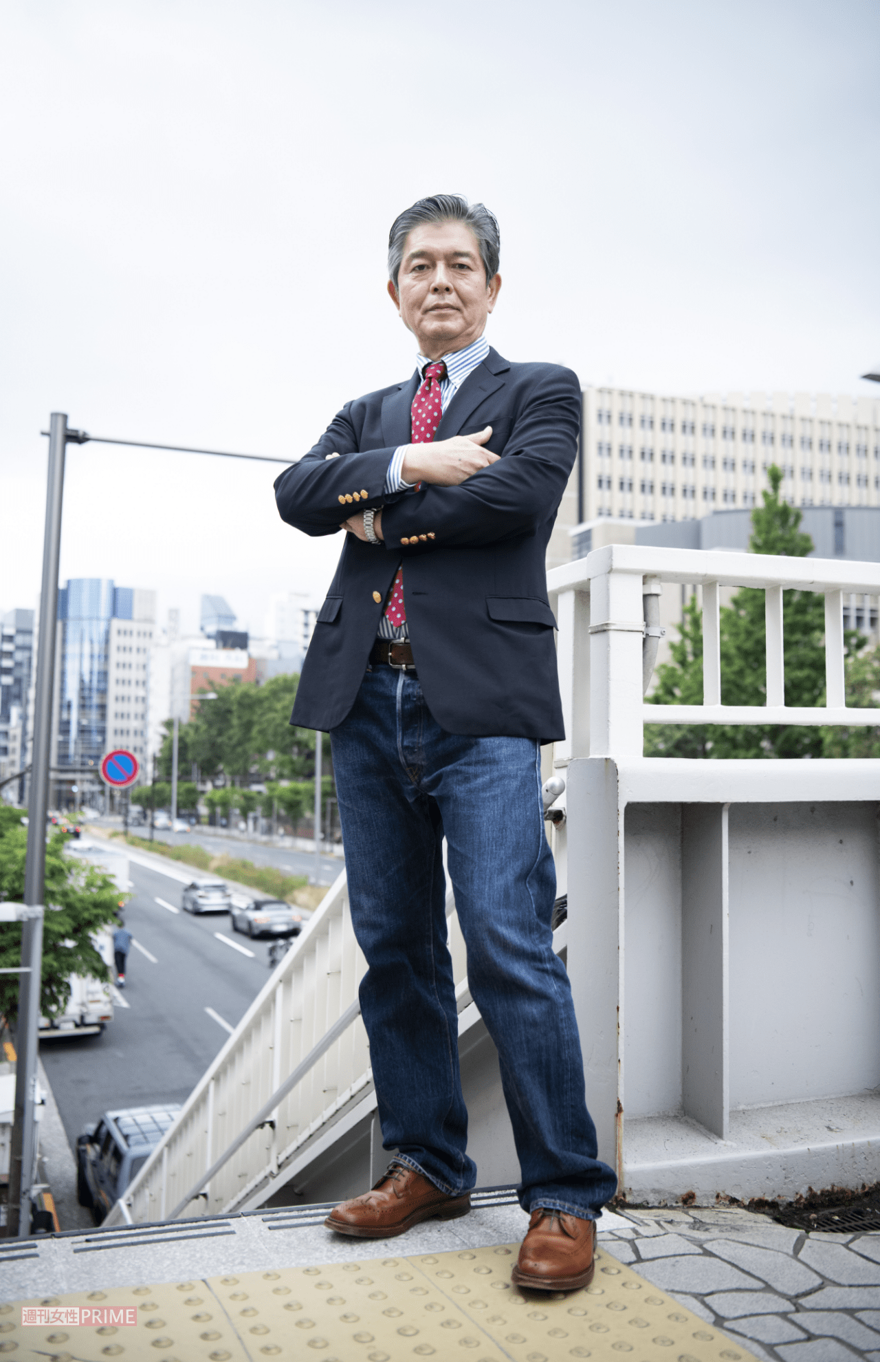 小説家・堂場瞬一さん（撮影／山田智絵）