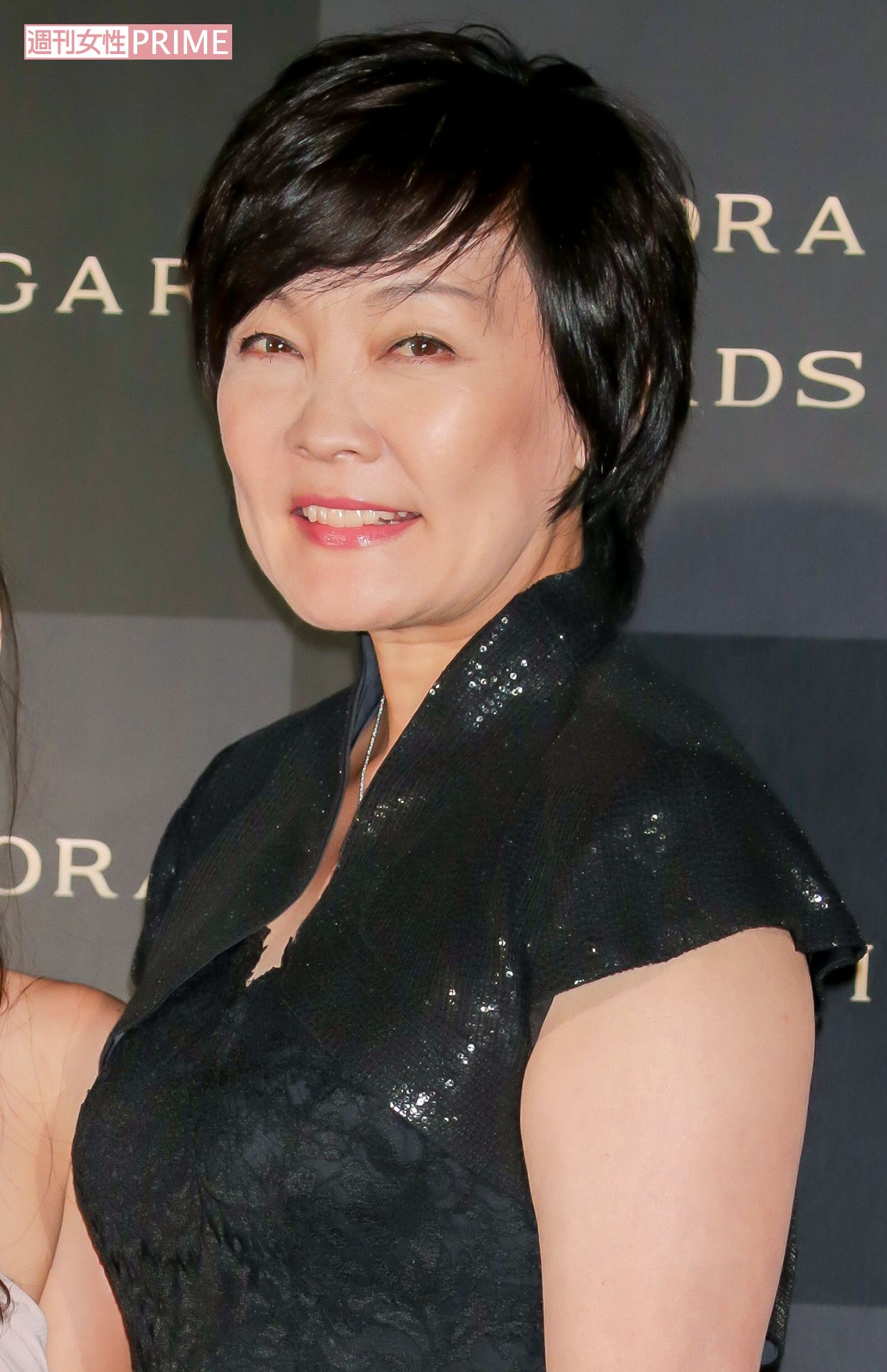 '16年11月、「BVLGARI AVRORA AWARDS」授賞式ゴールデンカーペットに出席する昭恵夫人