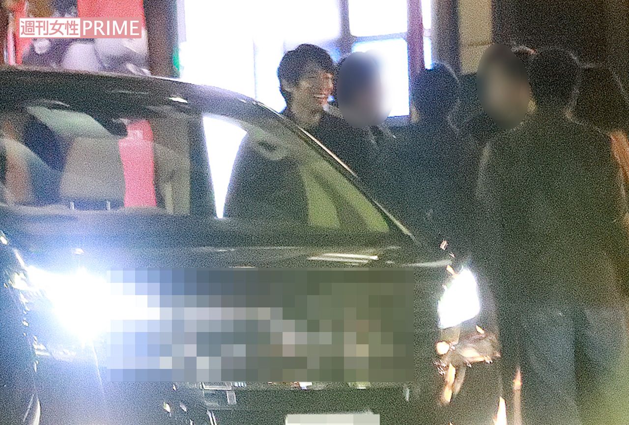 会場をあとにするディーン・フジオカ