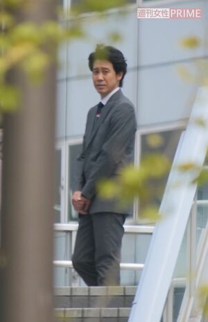 2025年11月3日、テレビ朝日系ドラマ『ちょっとだけエスパー』撮影に参加した大泉洋