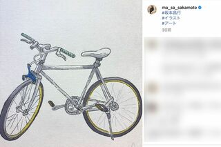 坂本昌行のインスタには本人が描いたと思われる絵の数々が。それらはトニセン経営の喫茶店『喫茶二十世紀』に飾られている（坂本昌行インスタグラムより）