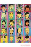 原色に彩られた独特な似顔絵(坂本ちゃん作)
