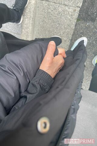 手をつないで、一緒にウォーキング。幸せです～