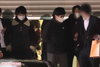 左から櫻井翔・二宮和也・相葉雅紀（'18年元旦初詣）