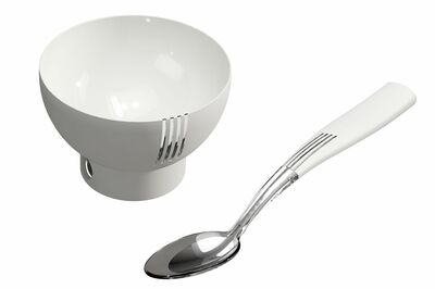 減塩は必要、でもしょっぱいものが好きな人必見！減塩食でも塩味を増強させる食器型デバイス『エレキソルト…