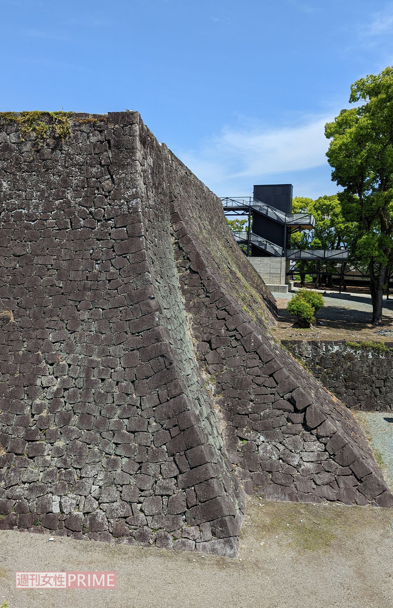 熊本城の城壁　（2022年撮影）　　撮影／編集部