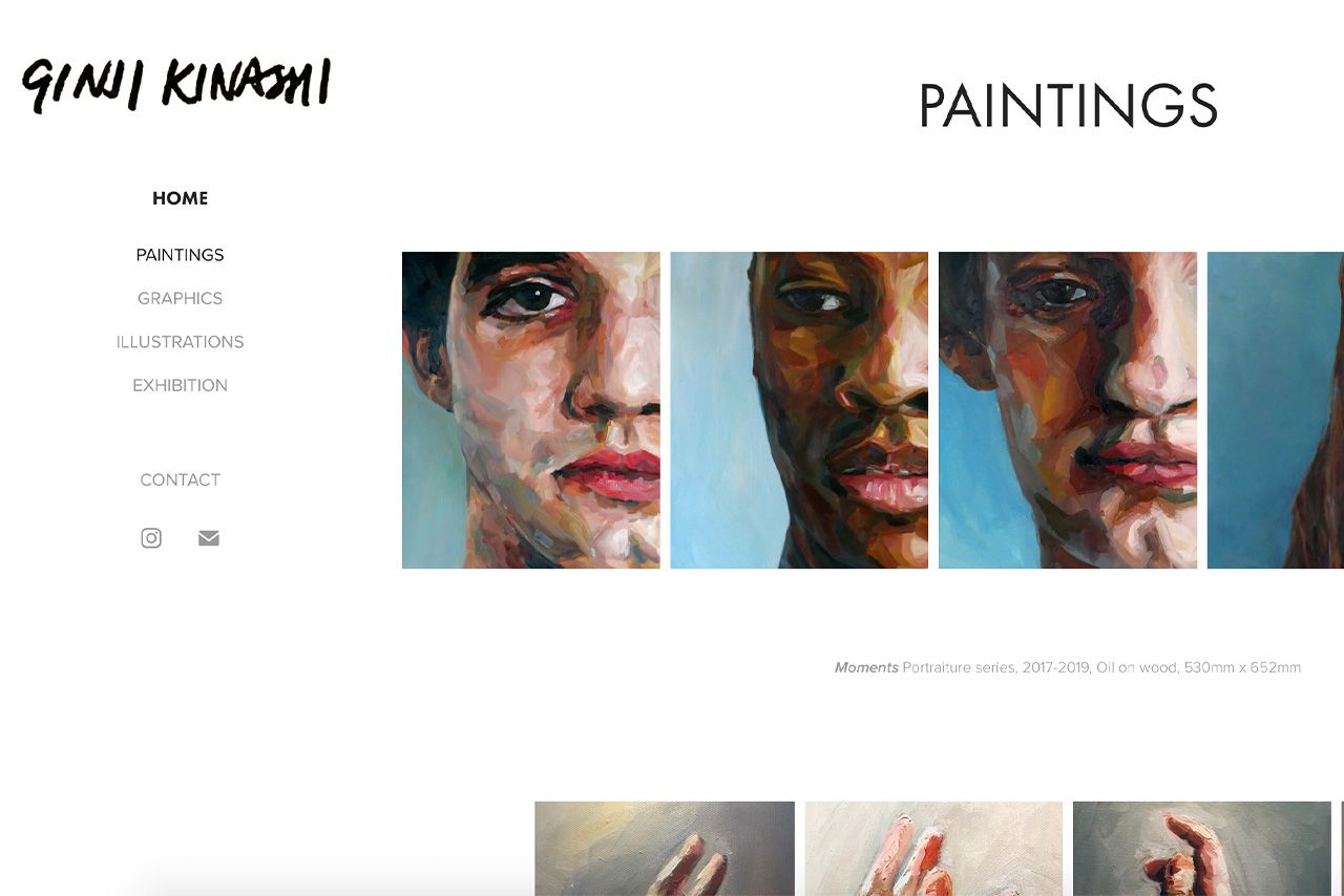 木梨憲武の次男・銀士の作品（GINJI KINASHI公式HPより）