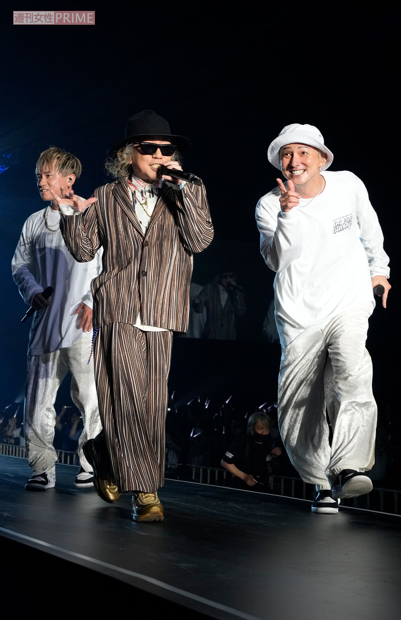 DAPUMPのメンバーには“師匠”と呼ばれている（右はISSA）