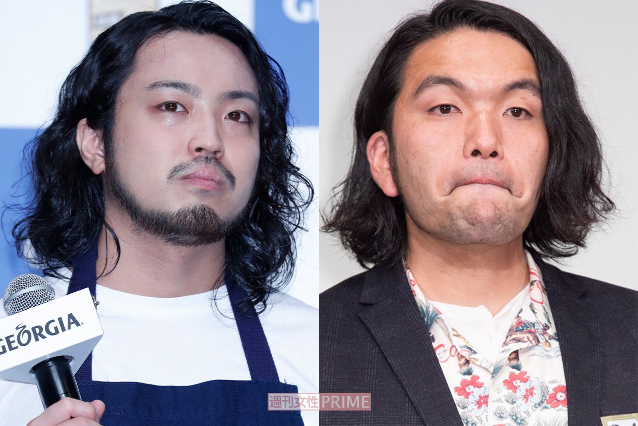 『CreepyNuts』R-指定（左）と、『見取り図』森山晋太郎