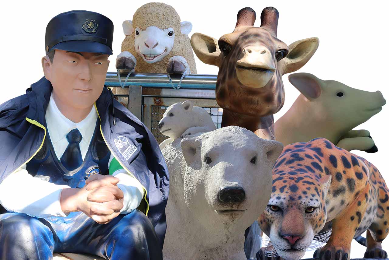 ユニークな展示も　写真提供／桂浜水族館