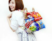 韓国で大流行の“お菓子リュック”を作ってみた