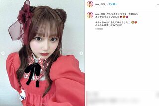 『サンリオキャラクター大賞』の開幕イベントに出演した希空（本人インスタグラムより）