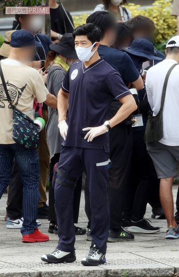 2022年6月、映画『TOKYOMER』撮影に臨む鈴木亮平をキャッチ