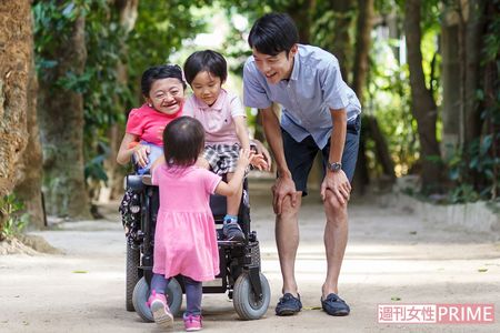故郷・沖縄でご主人とお子さんと