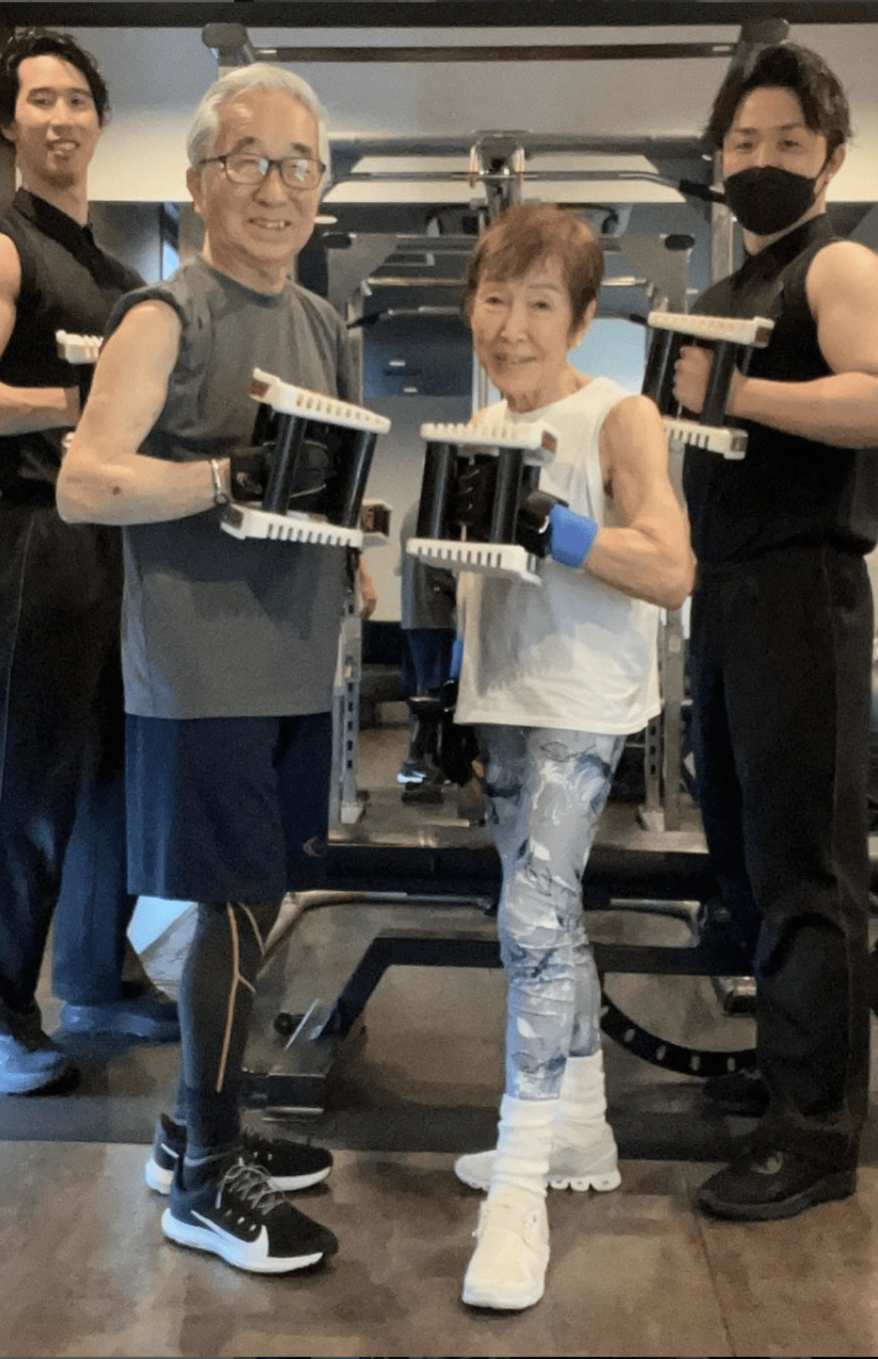 週2回はライザップへ通っている。瑤子さんは週4回は通っているそう