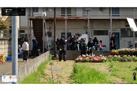 Googleストリートビューに映り込んだドラマロケ中の関ジャニ∞の横山裕