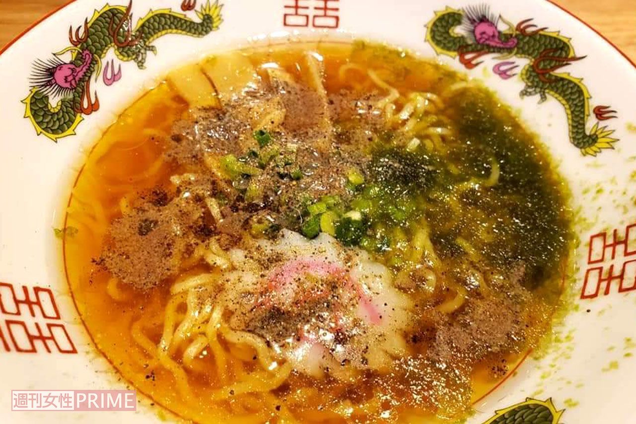 施設によっては夜鳴きそばも微妙に異なる（撮影／みね子さん）