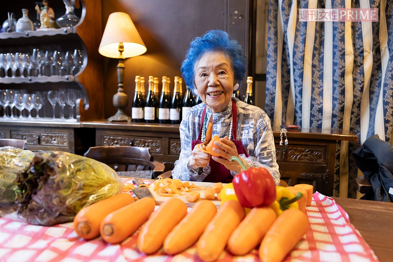 銀座　日東コーナー1948　ミヨさん（91）　撮影／斎藤周造